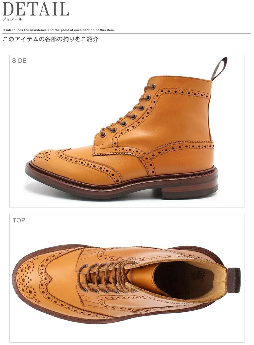 ストウ BROGUE BOOTS STOW 5634 24 レースアップブーツ 返品無料