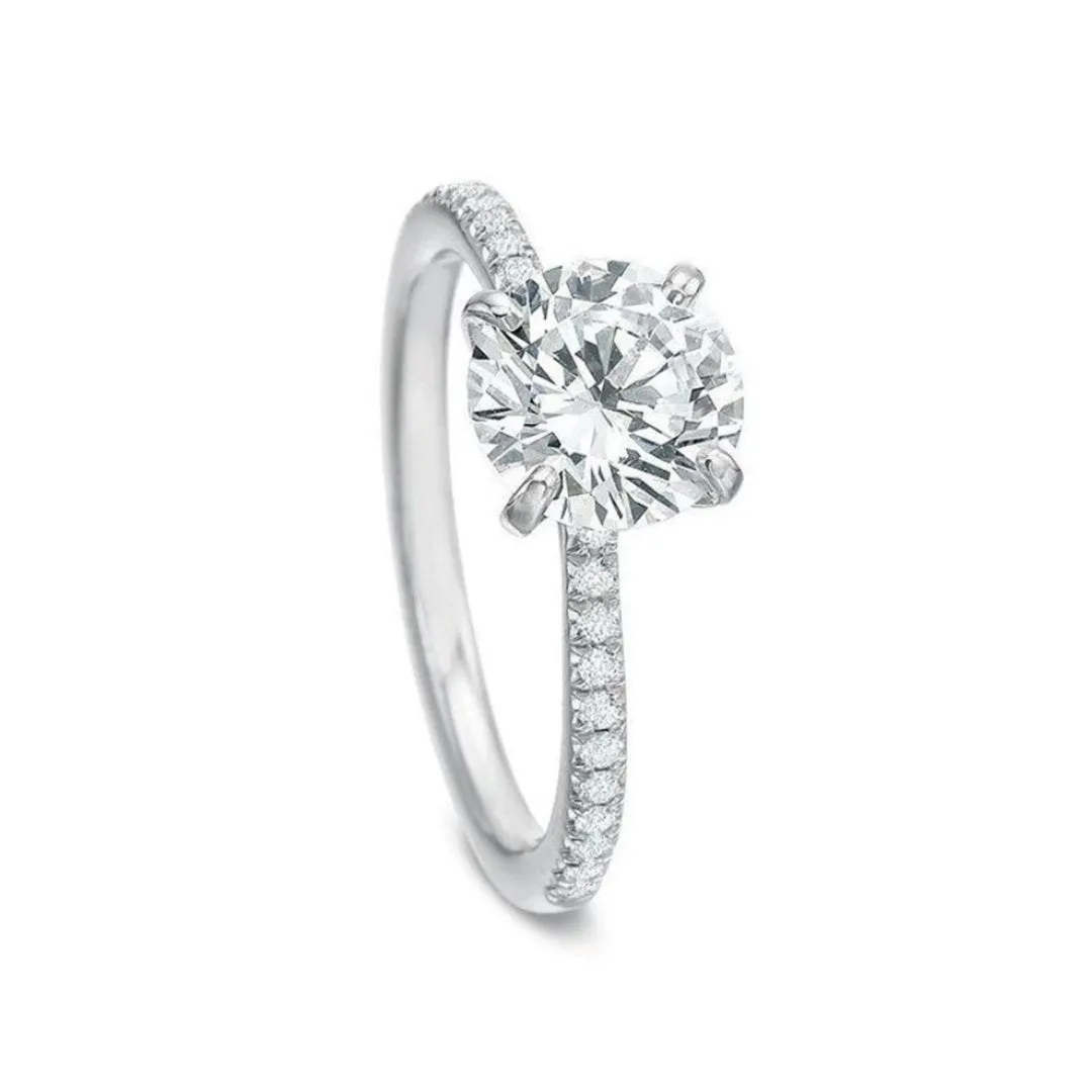 0.13 ctw Diamond Solitaire Engagement Ring