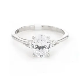 0.16 ctw Diamond Three-Stone Engagement Ring