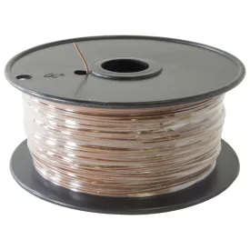 1000 Feet, 22 Gauge Solid Hook Up Wire - Brown, 300 Volts