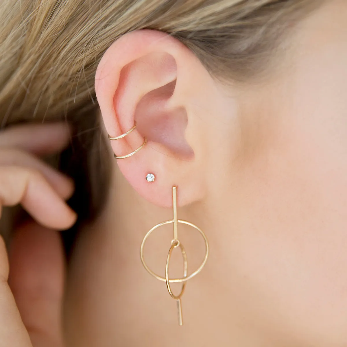 14k Double Ear Cuff