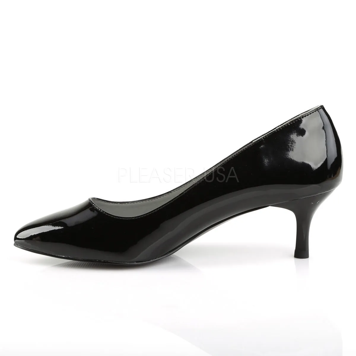 2 Inch Heel KITTEN-01 Black Patent