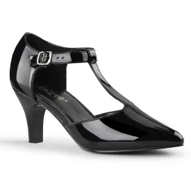 3 Inch Heel DIVINE-415W Black Patent