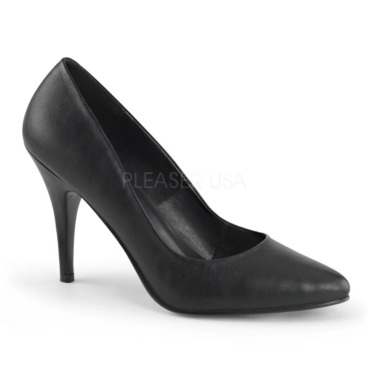 4 Inch Heel VANITY-420 Black Pu