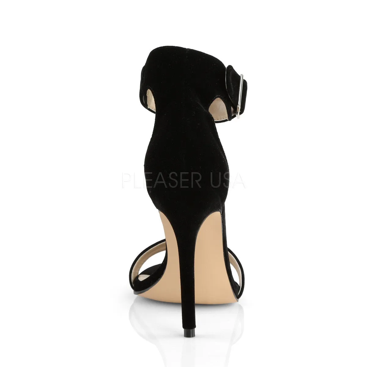 5 Inch Heel AMUSE-10 Black Velvet