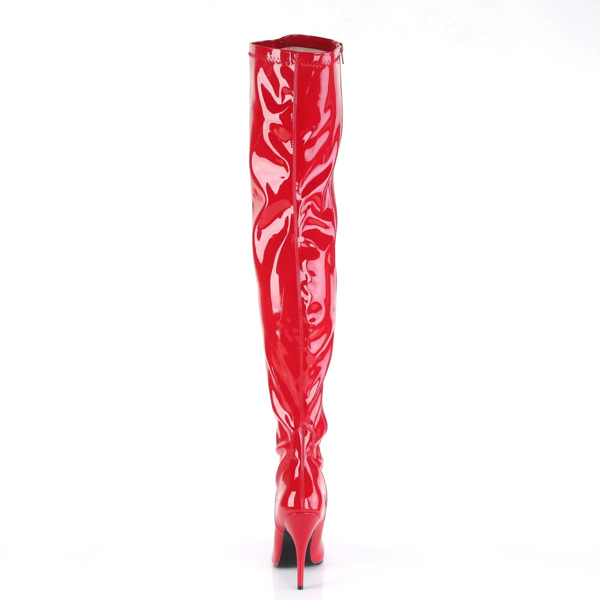 5 Inch Heel SEDUCE-3000 Red Stretch