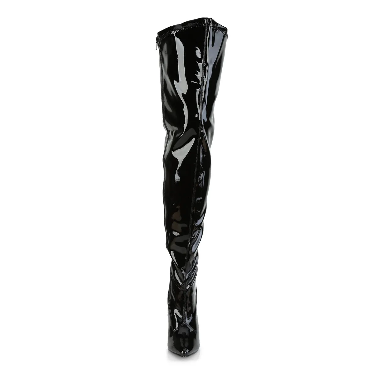 5 Inch Heel SEDUCE-3000WC Black Pat (Wide Calf)