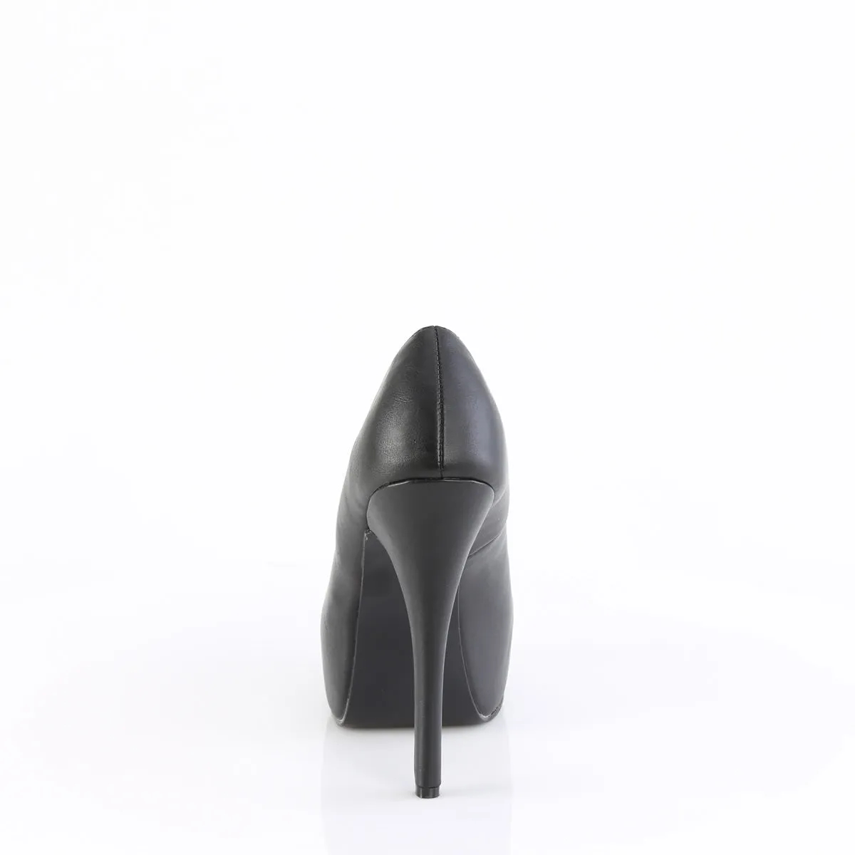 5 Inch Heel TEEZE-06W Black Pu (Wide Width)