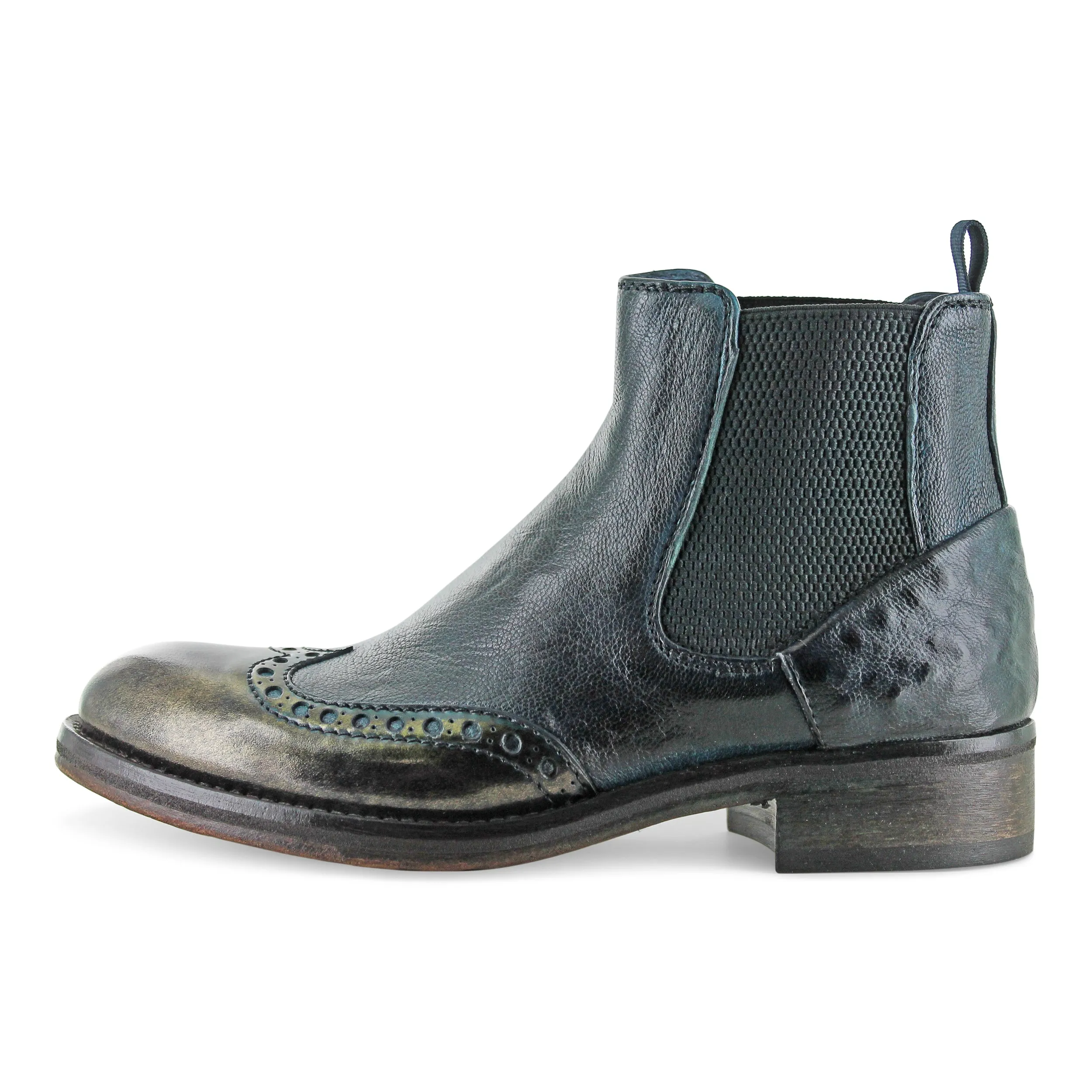 6541 - Antique Greenish Blue Chelsea Boot