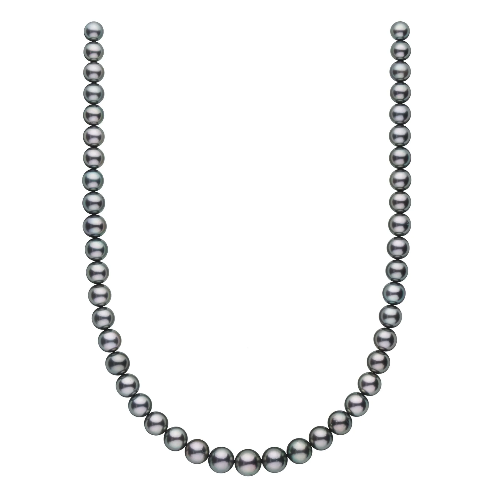 8.0-10.9 mm AA /AAA Tahitian Round Pearl Necklace