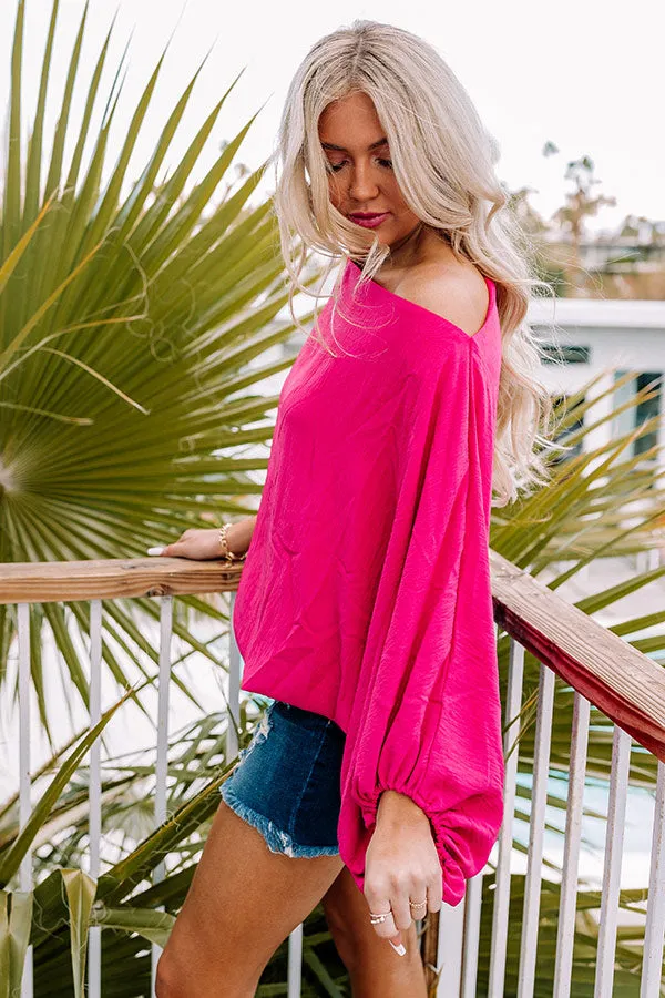 Across Your Heart Shift Top In Rose