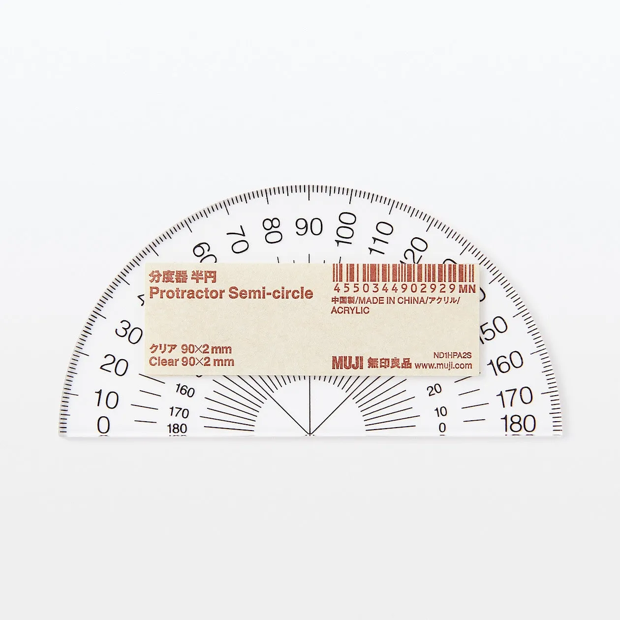 Acrylic Semi-Circle Protractor