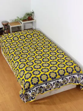 African Fabric Pattern Bed Cover Multi Cloth