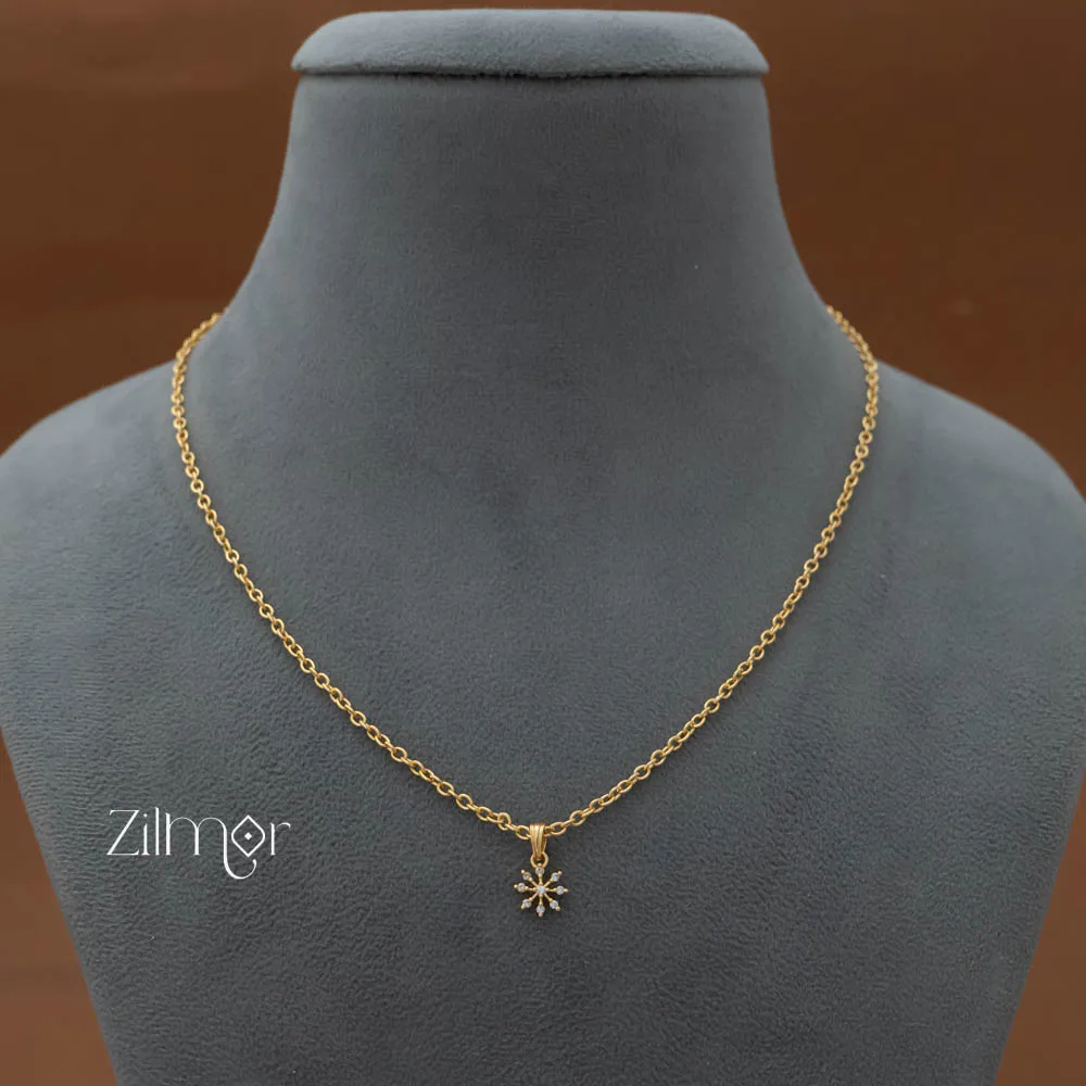 AG101776 - AD Pendant Simple Necklace