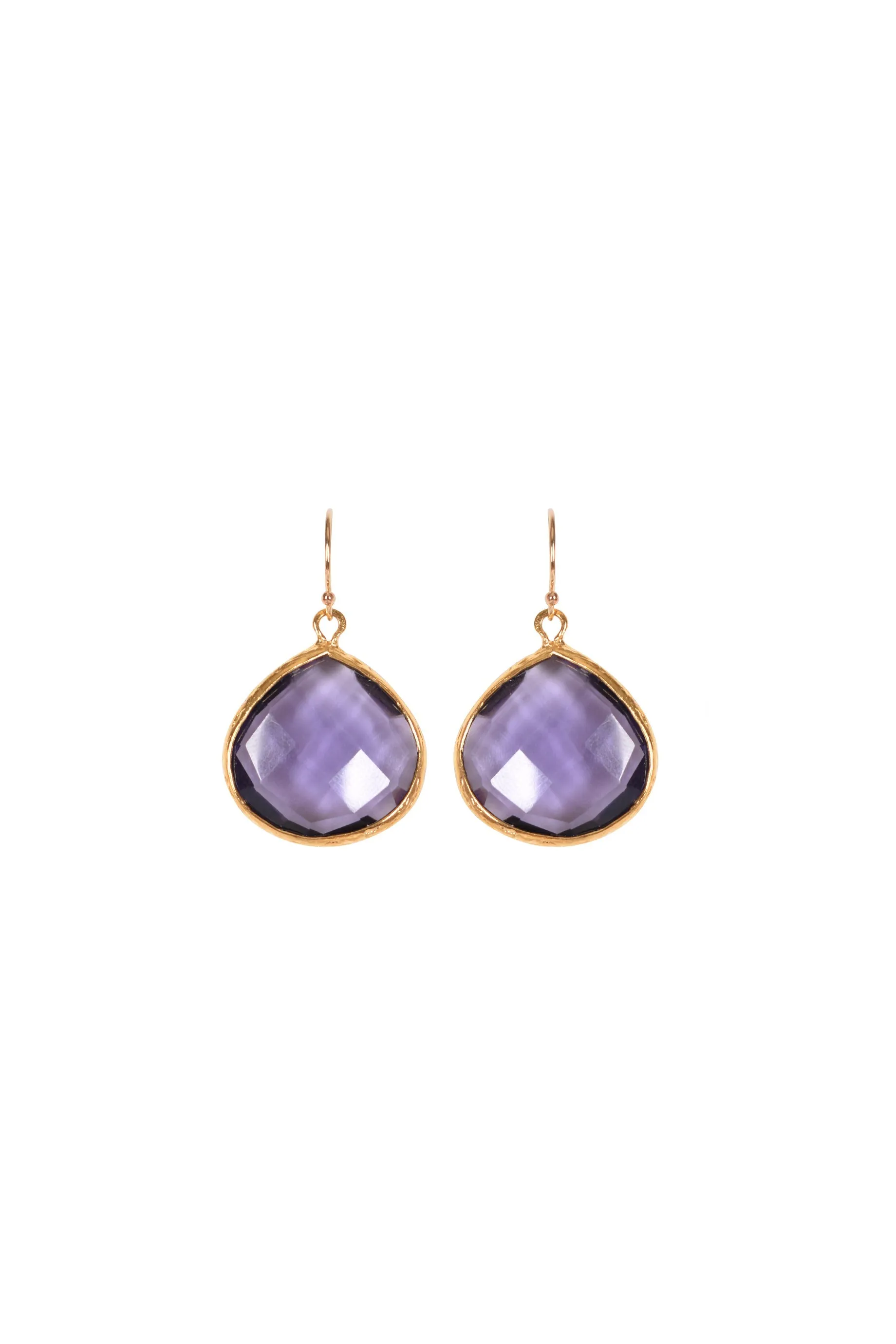 Alouette Design
 Crystal Earring - Violet