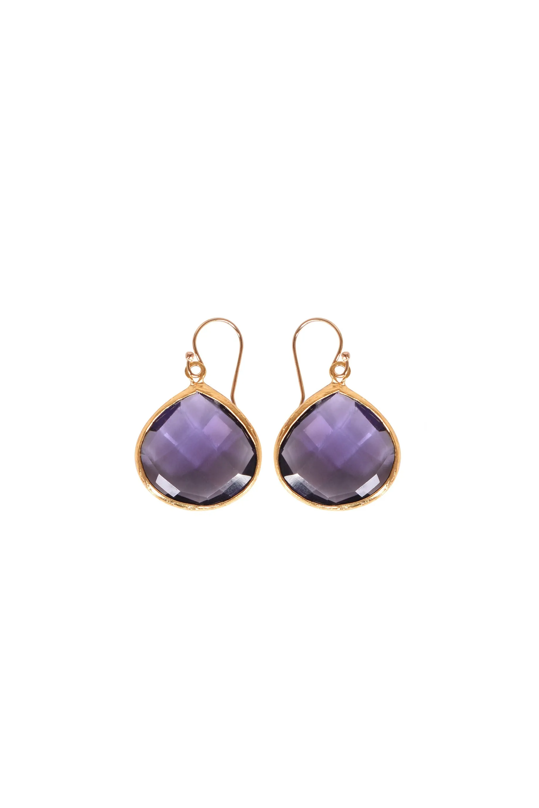 Alouette Design
 Crystal Earring - Violet