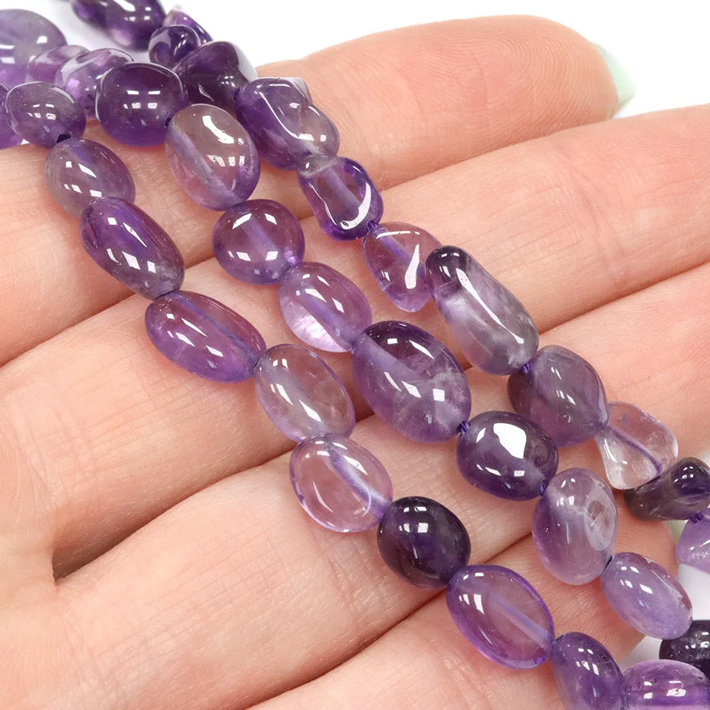 Amethyst Nuggets 5-9mm - String of 35cm