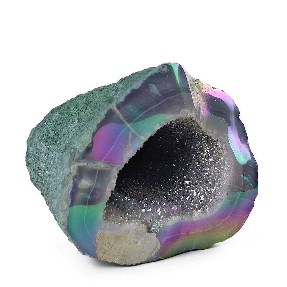 Angel Aura Agate Geode