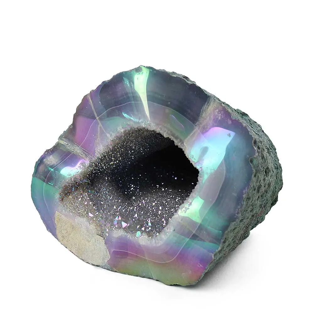 Angel Aura Agate Geode