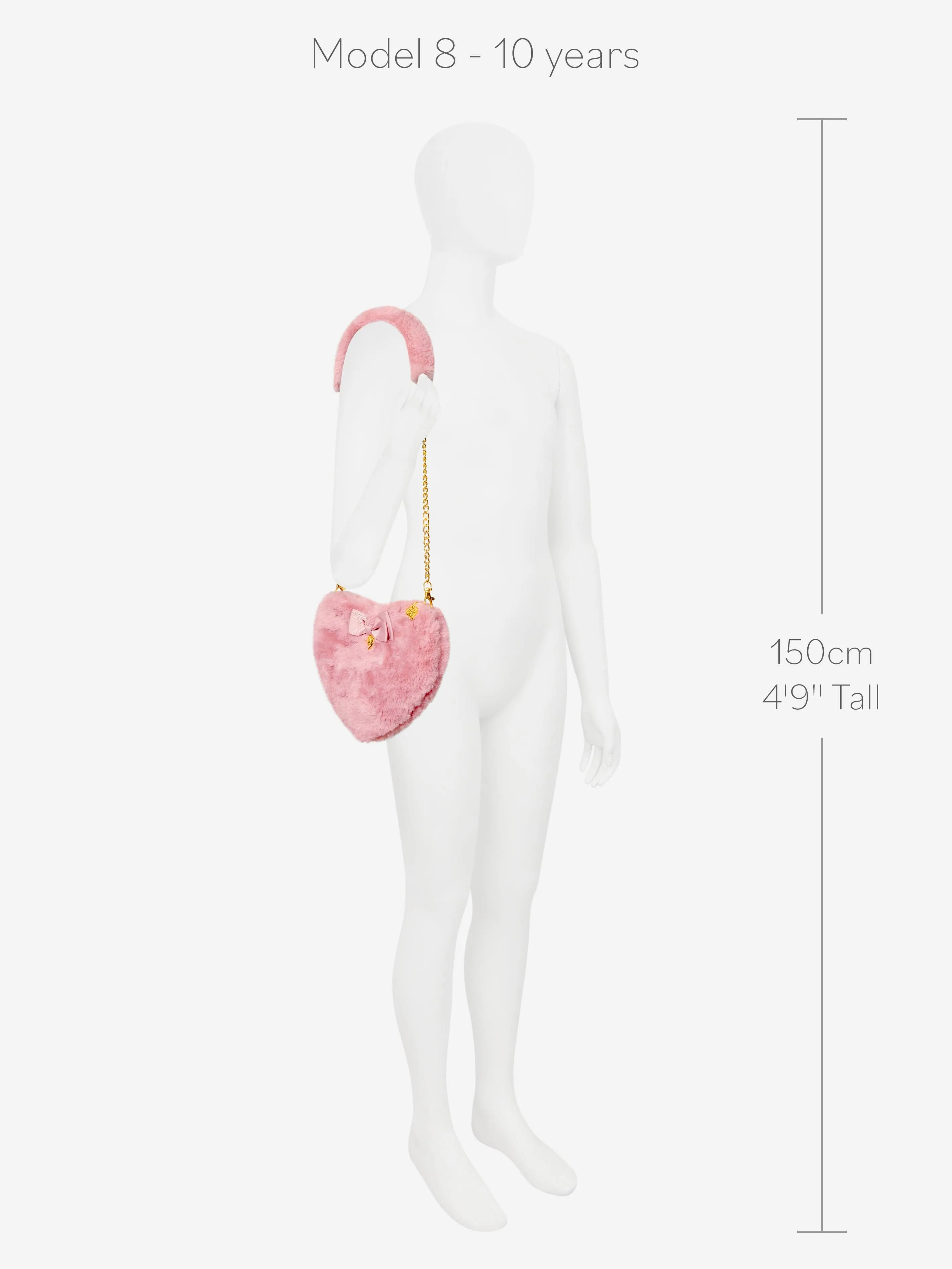 Angels Face Girls Heart Shaped Lillian Bag (W:22cm)