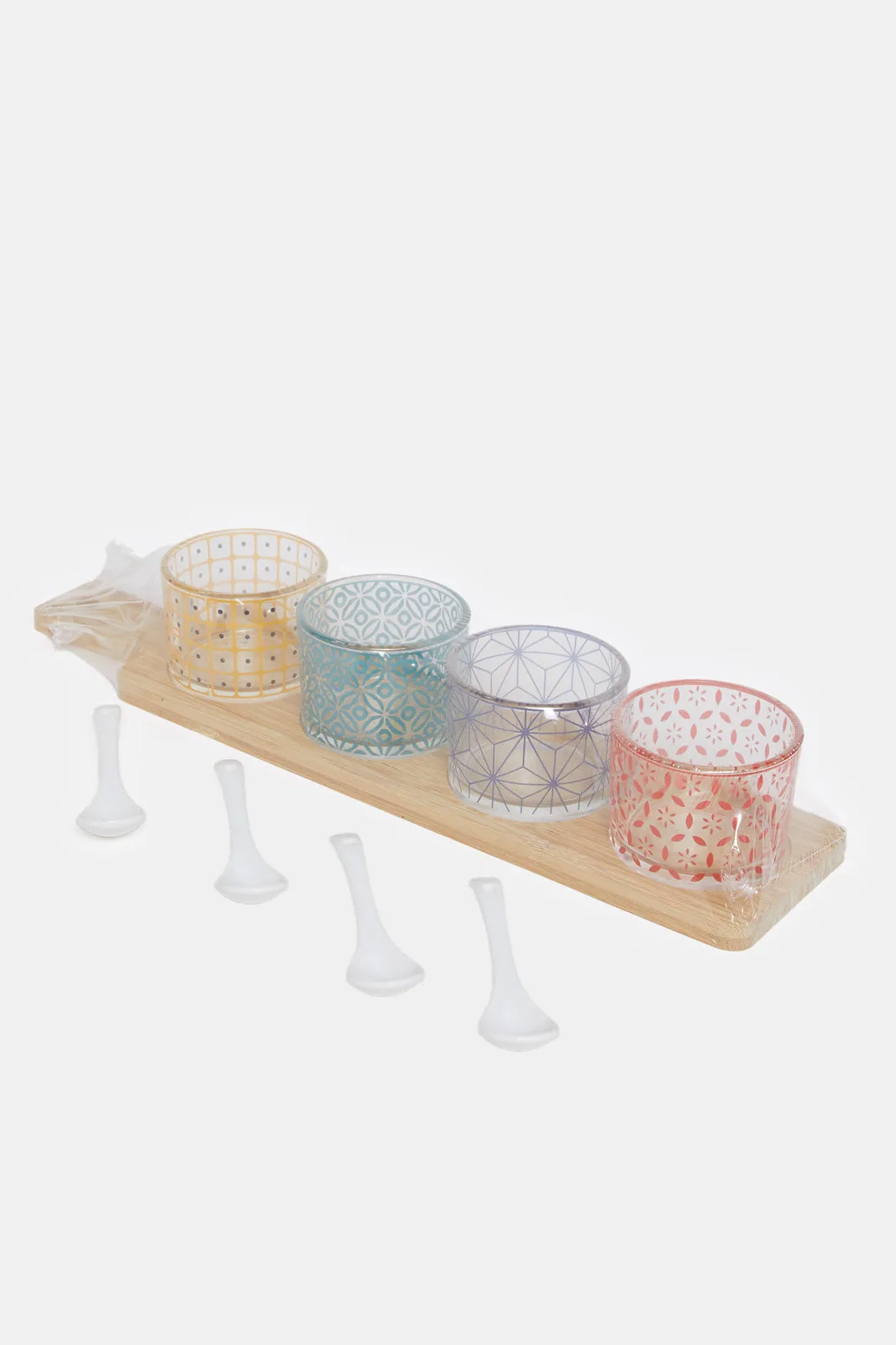 Assorted Geometric Print Serving Set (9 Piece)