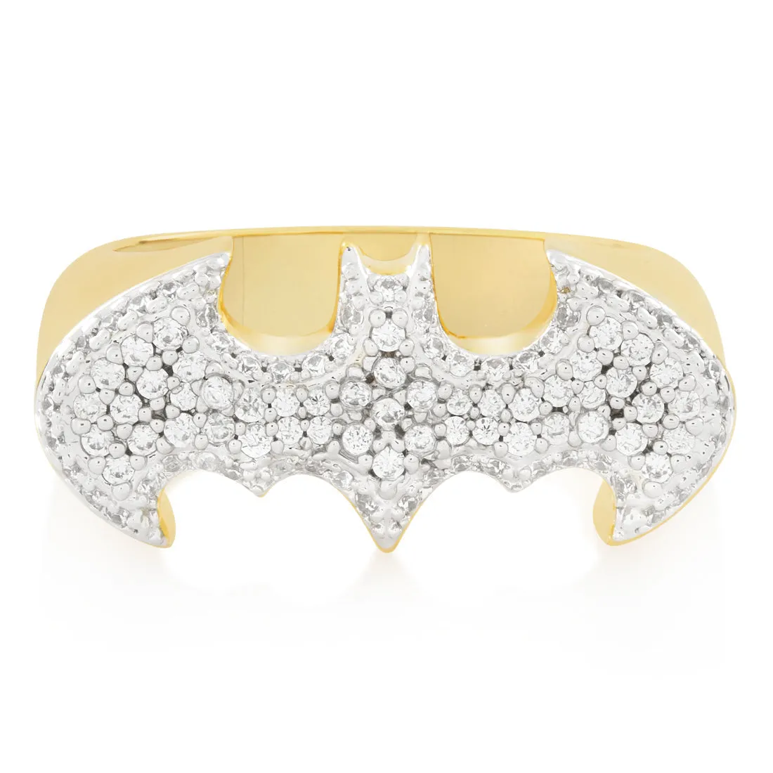 Batman x King Ice - 11mm Classic Batman Logo Ring