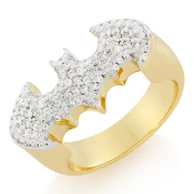 Batman x King Ice - 11mm Classic Batman Logo Ring