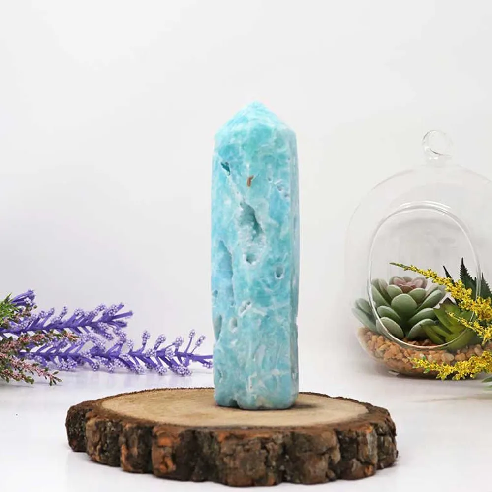 Blue Aragonite Tower