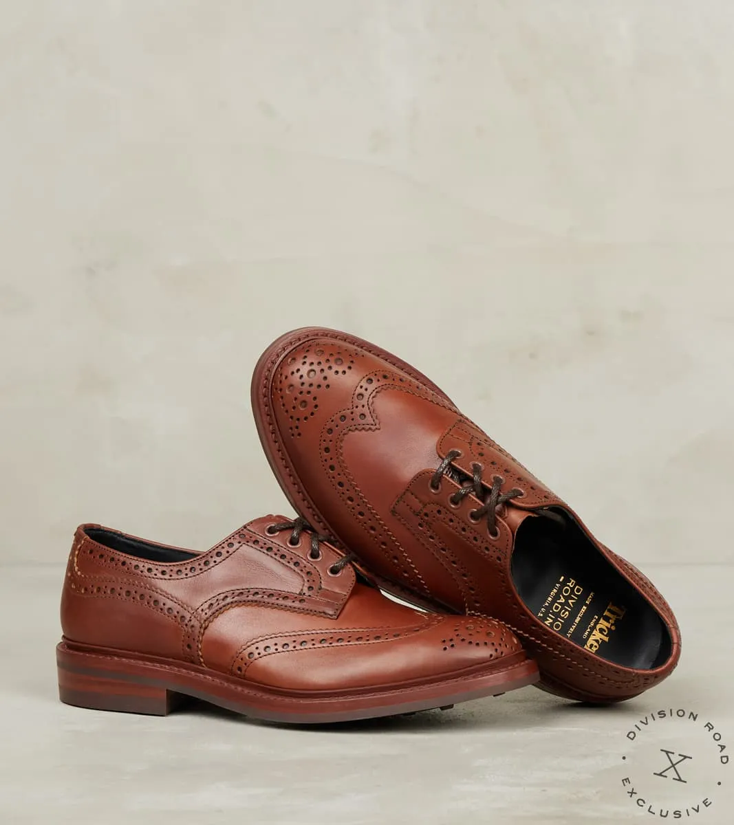 Bourton Brogue Derby - 4444 - Dainite - Tempesti Cuoio Elbamatt Liscio