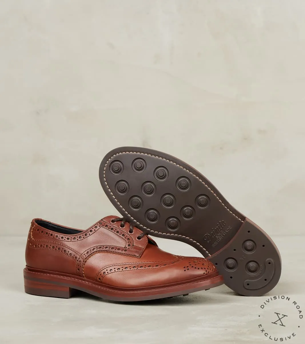 Bourton Brogue Derby - 4444 - Dainite - Tempesti Cuoio Elbamatt Liscio