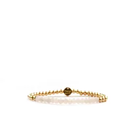 Brass Ball Bracelet ~ 4mm Gold