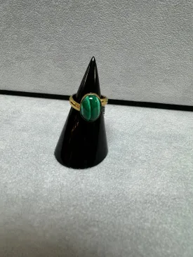 Charles Albert Alchemia Malachite Ring