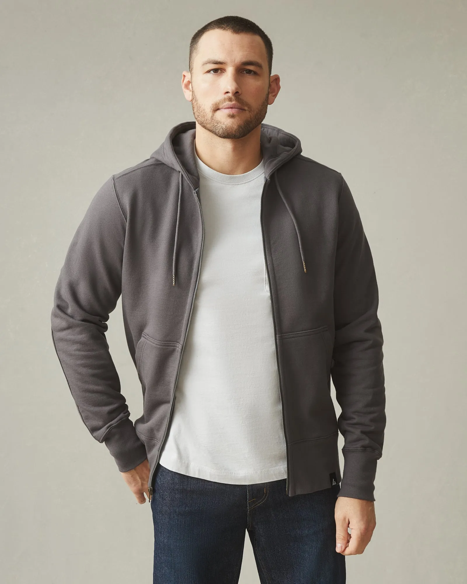 Classic Full Zip - Phantom Grey