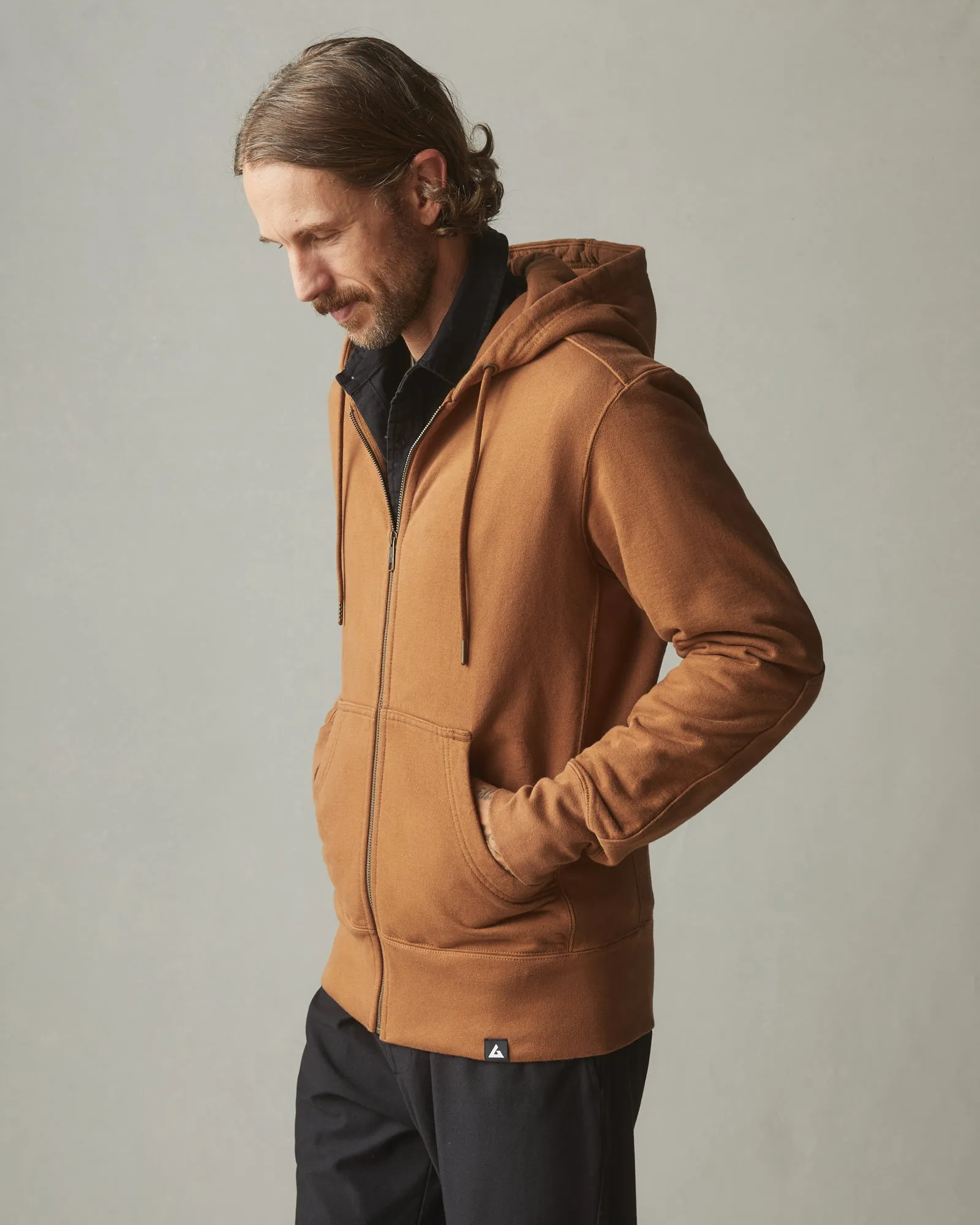 Classic Full Zip - Toffee