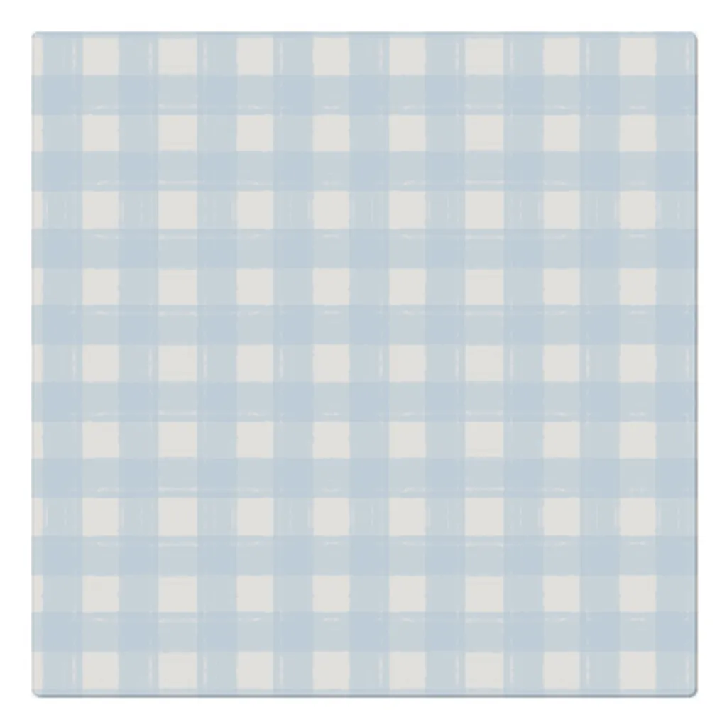 Cloth Napkins - Gingham Blue  Set of 2