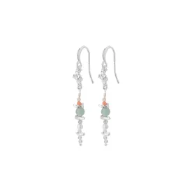 CLOUD recycled earrings multi-coloured/silver-plated