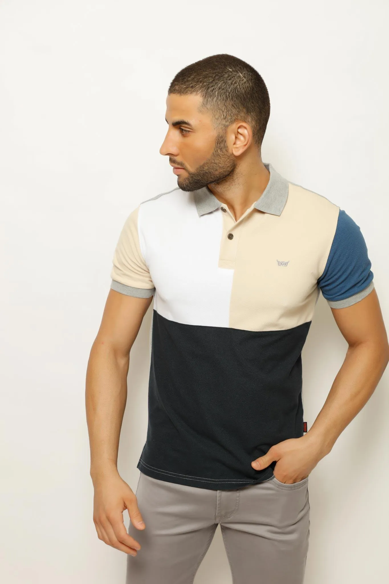 CORADO CLASSIC MULTICOLOR MEN'S POLO TSHIRT