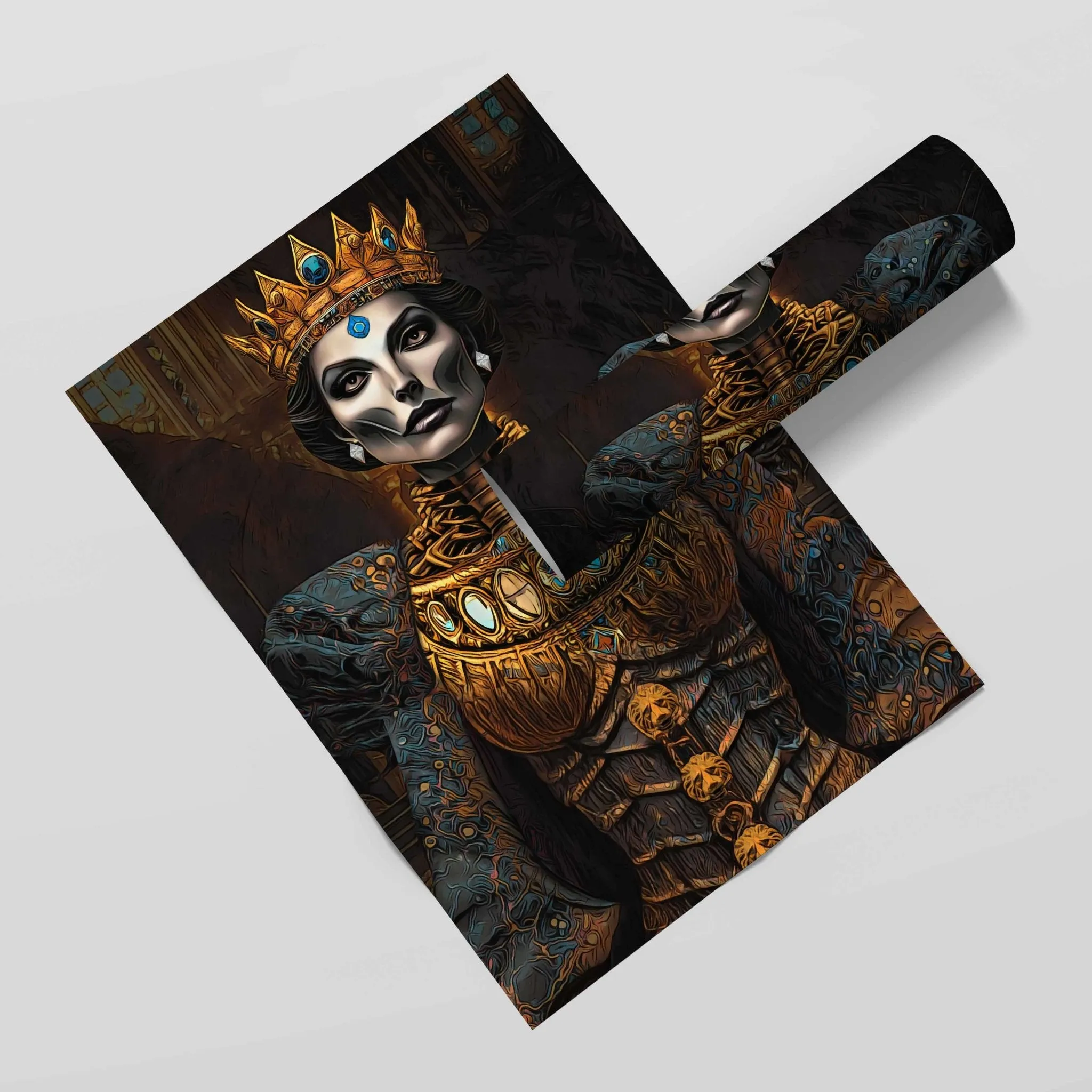 Dark Macabre Queen Semi-gloss Print