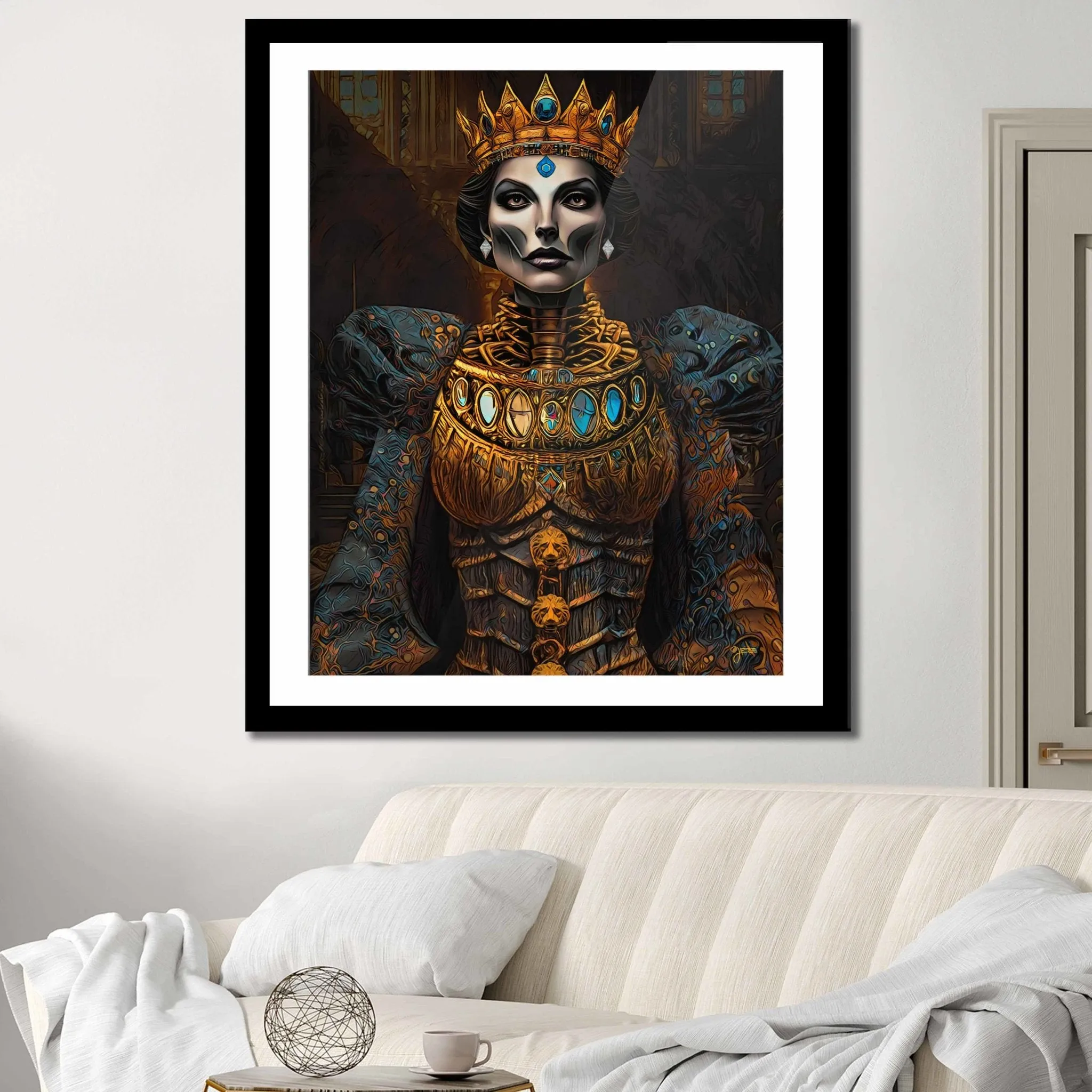 Dark Macabre Queen Semi-gloss Print