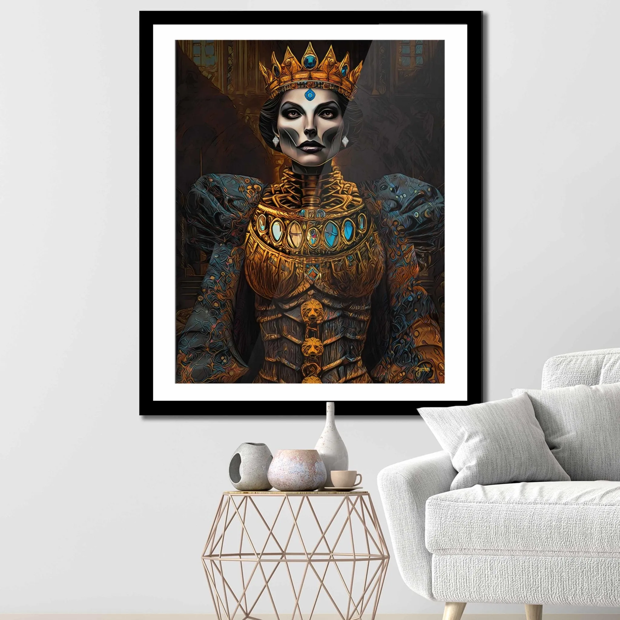 Dark Macabre Queen Semi-gloss Print