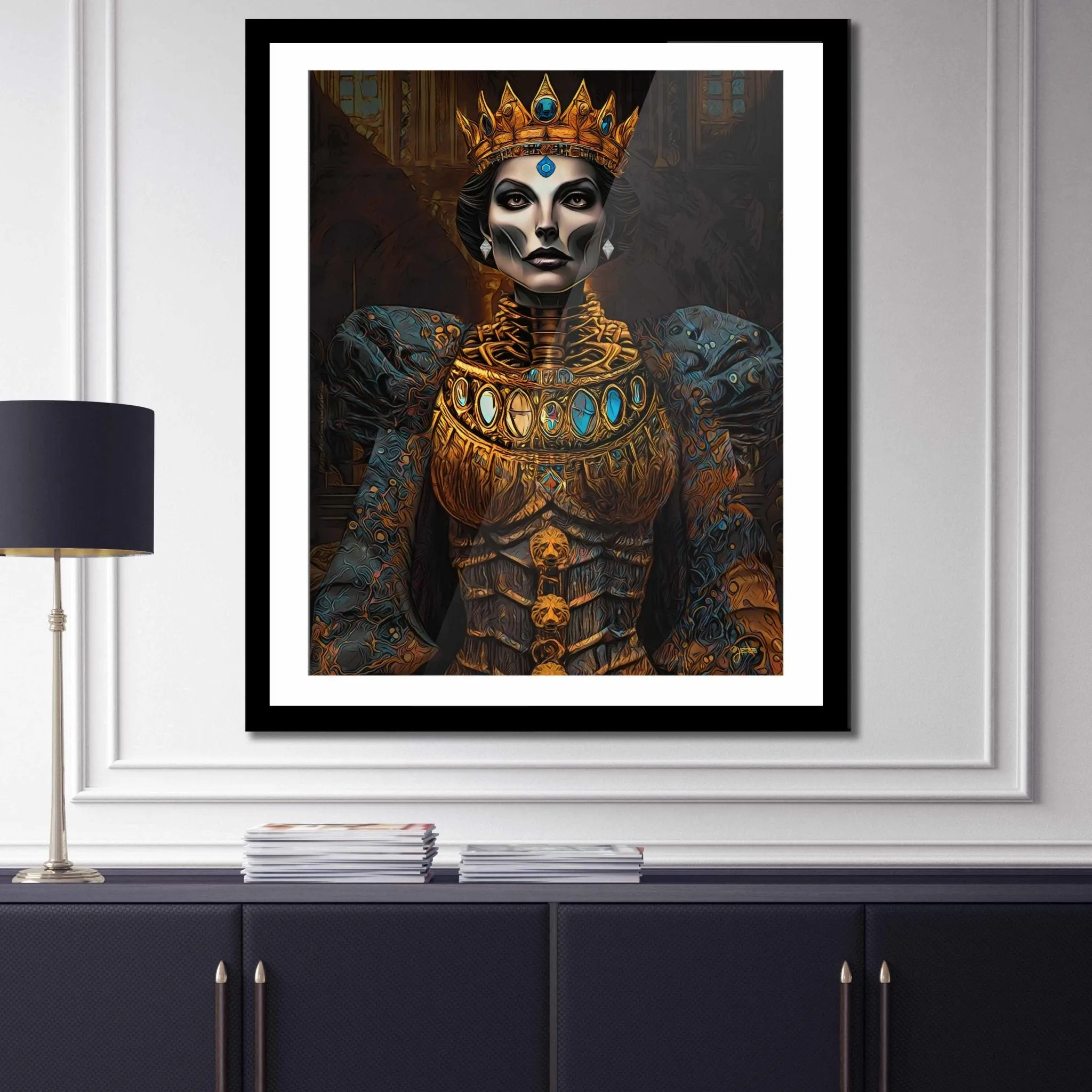 Dark Macabre Queen Semi-gloss Print