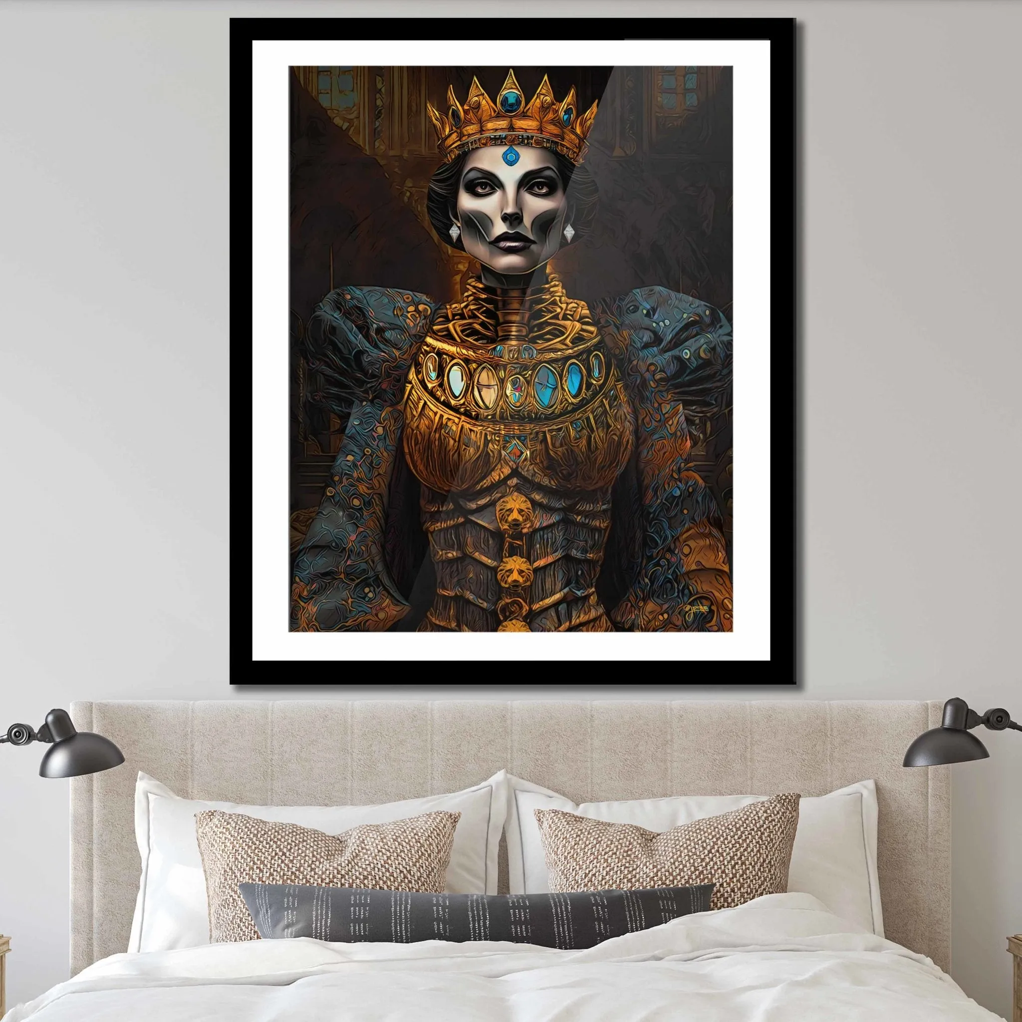 Dark Macabre Queen Semi-gloss Print