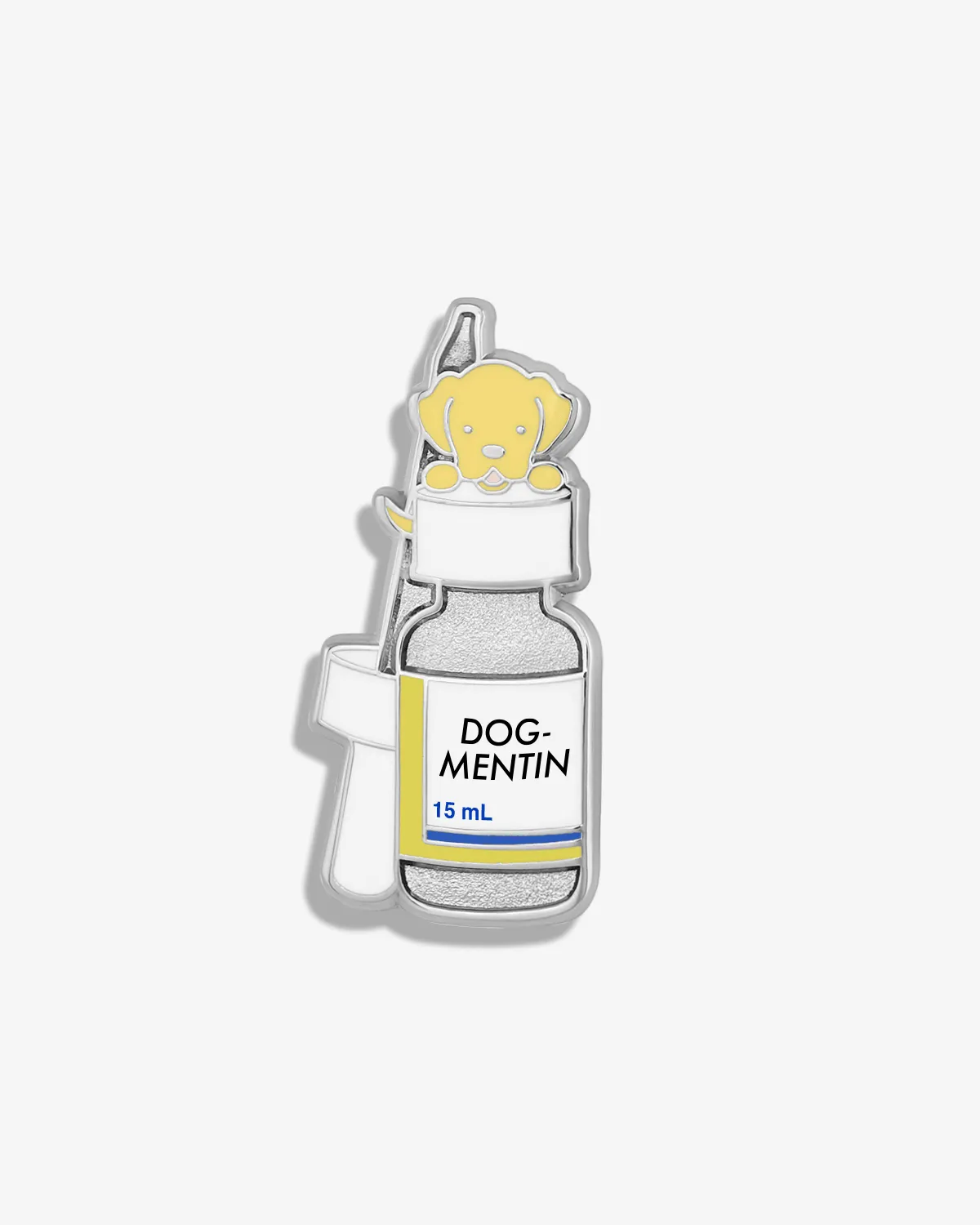 Dog-mentin Lapel Pin