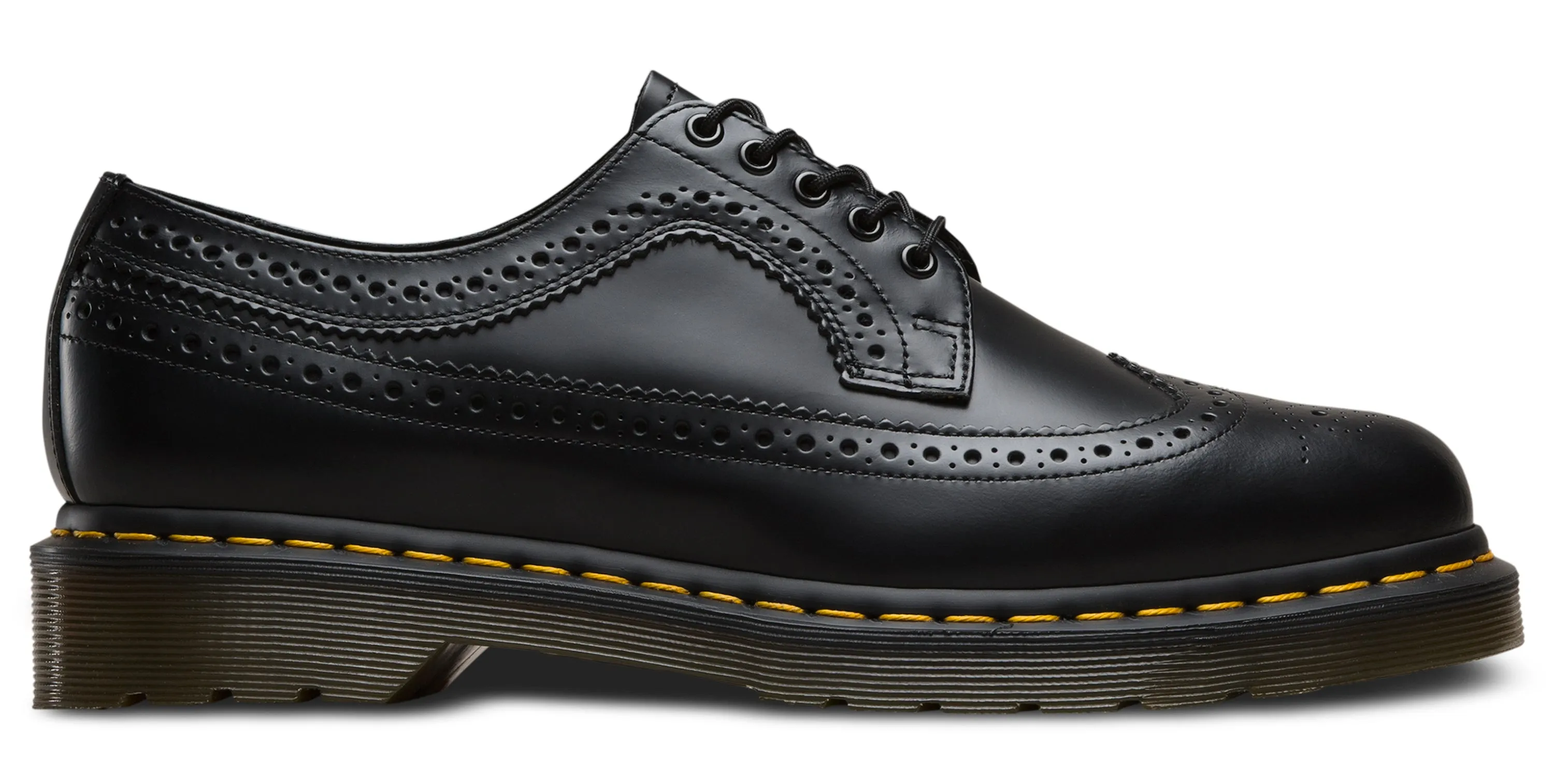 Dr. Marten Men 3989 Yellow Stitch Black Brogue R2221001