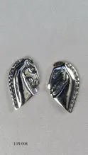 Earrings SS Trojan Horse Head Stud