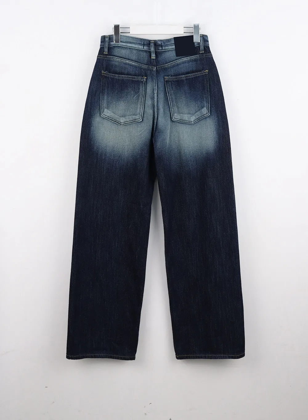 Fade Wash Wide Leg Jeans CO306