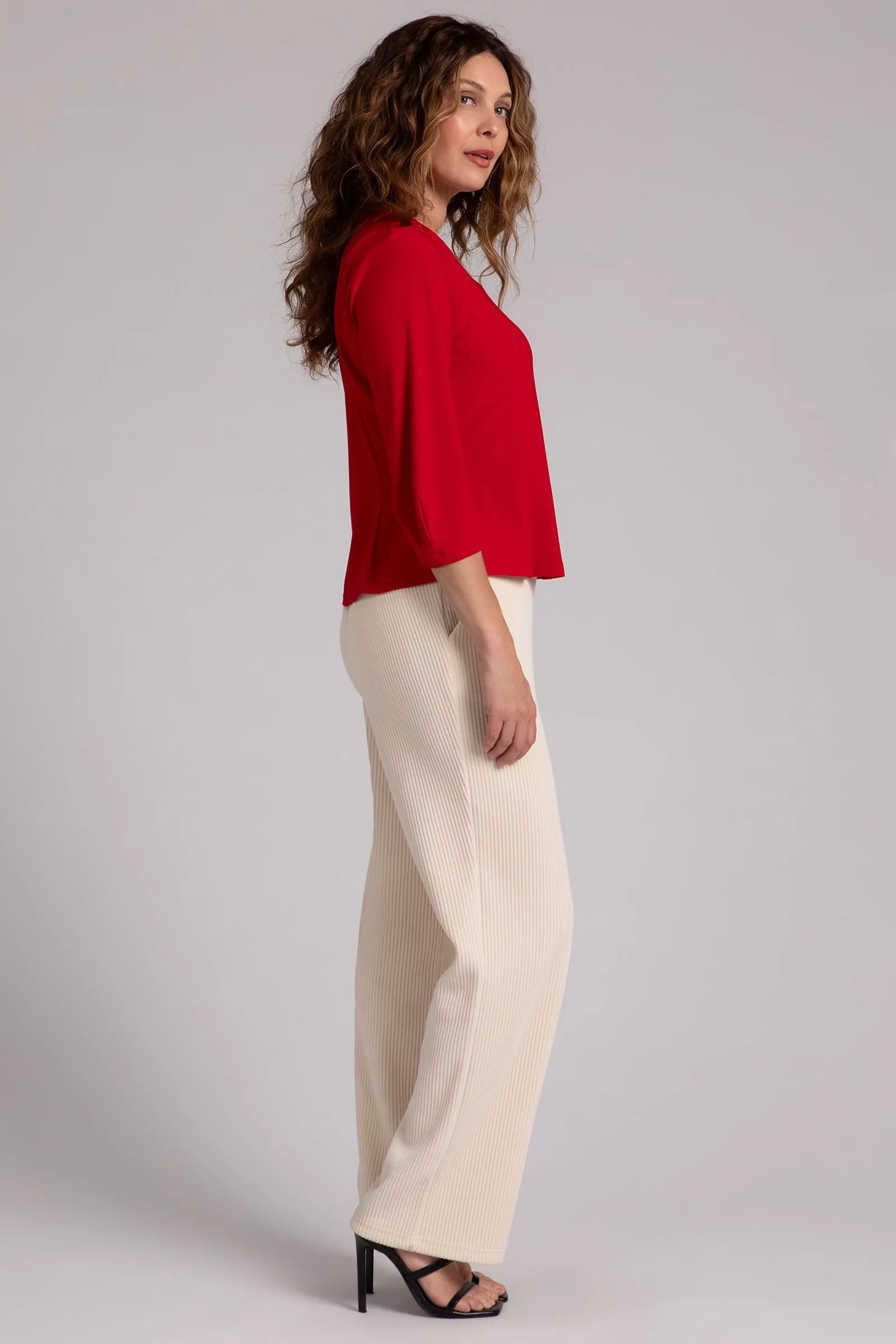 Fit N Flare Lantern Top | Poppy