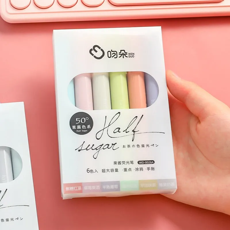 Fluorescent Light Color Highlighter Markers Set