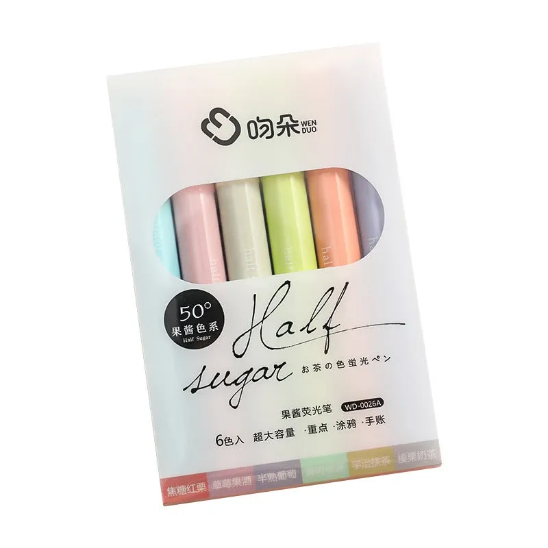 Fluorescent Light Color Highlighter Markers Set