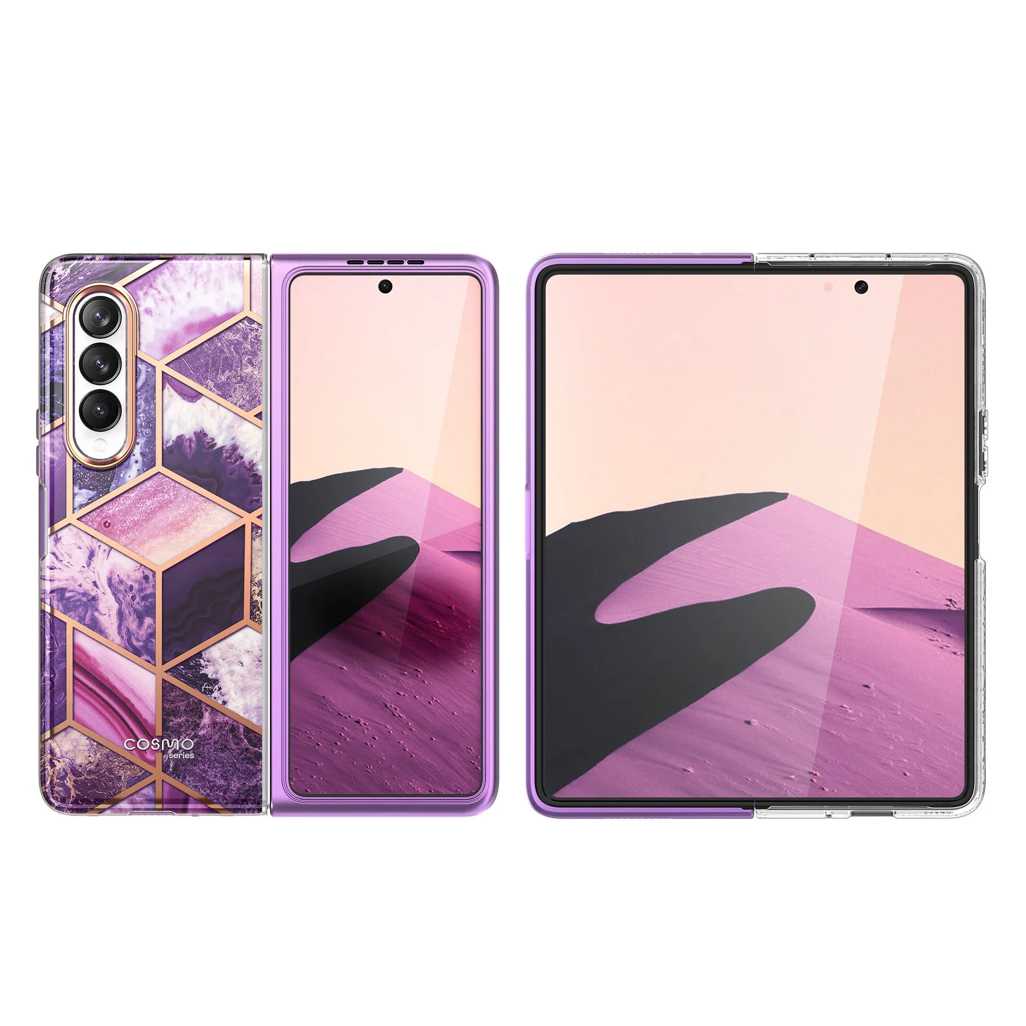 Galaxy Z Fold3 Cosmo -Marble Purple